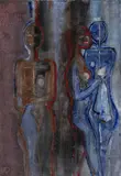Guillermo Wiedemann, Sin título, 1958, Mixta sobre papel