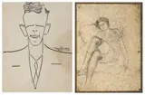 Ricardo Rendón, Charles Lindbergh, 1928, Tinta sobre papel