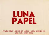Adolfo Bernal, Luna/Papel, 1979, Serigrafía sobre papel