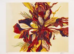 Luis Martínez Pedro, Sin título, de la carpeta Cuba Colombia. Raíces comunes, 1978, Serigrafía sobre papel. Ejemplar 76 de 100
