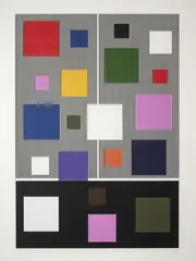 Jesús Rafael Soto, Sin título, Serigrafía sobre papel. Ejemplar XXV de L