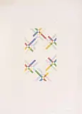 Shizuko Yoshikawa, Sin título, 1990, Serigrafía sobre papel. Ejemplar 65 de 100