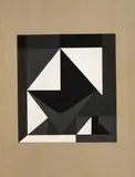Victor Vasarely, Calles pequeñas de la vieja ciudad, 1982, Serigrafía sobre papel. Ejemplar sin numerar. Edición de 155