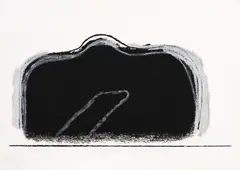 Manuel Hernandez, Signo tenso - Rosa, 1990, Serigrafía sobre papel. Ejemplar XXXV de L
