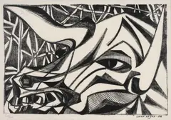 Sin título by Emma Reyes, 1958, Litografía sobre papel. Ejemplar 20 de 60, sold Sep 2024