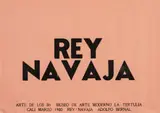 Adolfo Bernal, Rey Navaja, 1980, Impresión tipográfica.