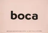 Adolfo Bernal, Boca, 1980, Impresión tipográfica.