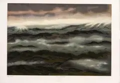 Antonio Barrera, Los Andes, Serigrafía sobre papel. Ejemplar Prueba de artista