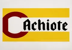 Antonio Caro, Achiote, 2016, Serigrafía sobre papel., Ejemplar 7 de 50