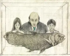 The Coelacanth by Jonas Plosky, oil on board, sold Mar 2015