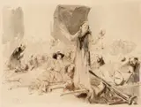 Jean-Louis Forain, A Study For The Miracle At Lourdes (The Second Plate)