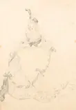Gladys E.m. Calthrop, Three Costume Designs For The Gay Pavilion, pencil & watercolour Largest: