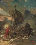 Eugène Isabey, A Sketch For 'Christ Upon The Sea Of Galilee'