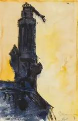 Claude Rowberry, Gã–Tterdã„Mmerung, Albert, 20.Ix.17, 2009, watercolour on paper