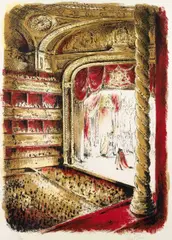Carl Toms, The Royal Opera House, lithograph