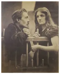 Julia Margaret Cameron, Conversation Piece (Mary Ryan And Young Man At Fence, Photographs and Optical Toys