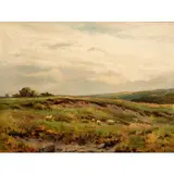 Joseph Knight, A Rural View, oil on panel