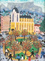 Andrew Murray, Cape Town Cathedral, oil on board