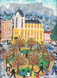 Andrew Murray, Cape Town Cathedral, oil on board