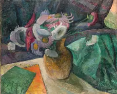 Elsie Marion Henderson, Still Life Of Flowers In A Vase, oil on canvas