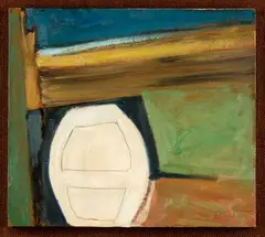 Jack Pender, White Punt I, oil on board