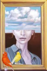 Danuta Wójcik, Tam gdzie mnie nie ma..., 2015, 2015, olej, płótno