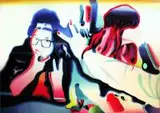 Katarzyna Piotrowicz-Prudlik, Selfie (PICT0018), 2015, 2015, olej, płótno