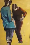 Edyta Jurkowska, Rozmowy 2, 2011, 2011, olej, płótno