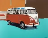 Agnieszka Nagórska, Auto2, 2014, 2014, akryl, płótno