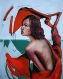 Maciej Cieśla, Moda, 2015, 2015, olej, płótno