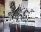 Sławomir Wojtkiewicz, Jazda Polska, 2015, 2015, akryl, olej, płótno