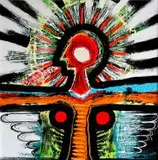 Piotr Ignacy Kopczyński, Angel, 2013, 2013, akryl, olej, płyta