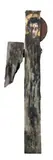 Kamil Niewiński, Kontemplacja, 2014, 2014, akwarela, akryl, piórko, tusz, szpachla, szlagmetal; drewno
