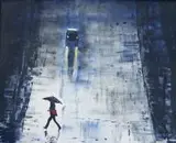 Jan Wojciech Malik, Parasol, 2014, 2014, akryl, panel