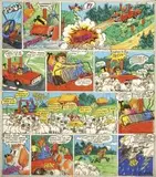 Szarlota Pawel-Kroll, Jonka, Jonek i Kleks. Smocze jajo, około 1975 r., komplet plansz komiksowych tusz, papier, 46