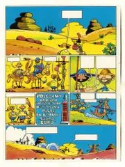 Tadeusz Baranowski, Skąd się bierze woda sodowa, około 1981 r., komplet plansz komiksowych tusz, papier