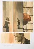 Joanna Karpowicz, Kolejne zdjęcie, 2014 r., 2014, plansza komiksowa str. 34 akryl, płócienny papier