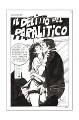 Vincenzo Nisco, Il Delitto del Paralitico, 1988 r., 1988, 90 plansz komiksowych ołówek, tusz, papier, 23