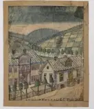 Nikifor Krynicki, Widok miasteczka