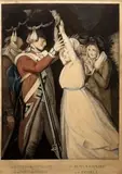 George Charles Haxthausen, Powrót grenadiera, 1801 r., 1801, akwarela, papier