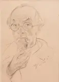 Władysław Żurawski, Autoportret artysty, 1954 r., 1954