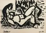 Kazimierz Podsadecki, Akt leżący, 1959 r.