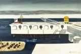 Zdzisław Kałędkiewicz, Port Północny – pirs II, 1973 r., 1973, olej, płótno