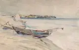 Marian Mokwa, Łodzie na plaży