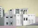 Natalia Sroka, Bait Al Naboodah z cyklu Kalejdoskop, 2014, 2014, akryl, płótno