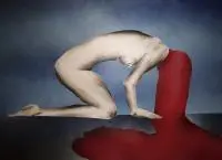 Ona, 2010 by Arkadiusz Wasilewski, 2010, ołówek, aerograf, spray, płyta pcv, 59, sold Nov 2014