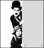 Marek Wrzesiński, Charlie Chaplin, 2014, 2014, olej, akryl na płótnie