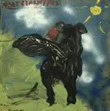 Patryk Różycki, Mały czarny pies, 4VIII2014r, nr111, cykl wakacje, 2014, 2014, technika mieszana, płyta