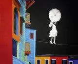 Spacer po Buenos, 2014, by Paulina Zalewska, akryl, płótno, sold Nov 2014