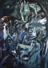 Edyta Hul, Zwierzę 6-5, 2014, 2014, olej, akryl, techn mieszana, płótno